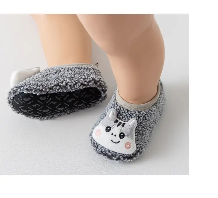 Cute Cartoon Cat Baby Socks Autumn Winter Non-Slip — feature 12