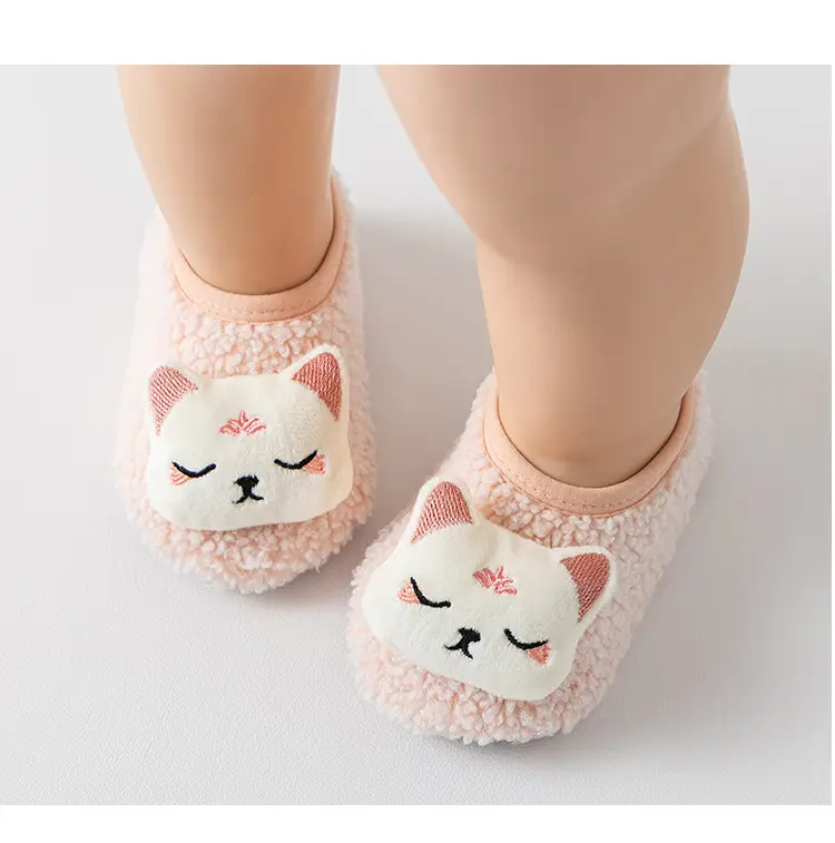 Cute Cartoon Cat Baby Socks Autumn Winter Non-Slip — feature 14