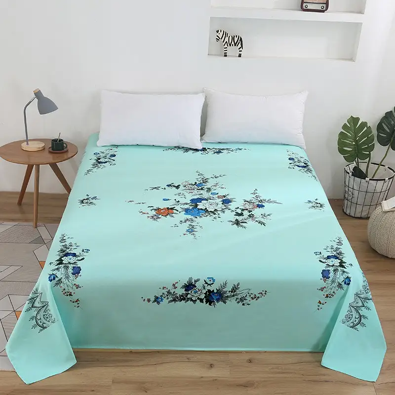 Shanghai Traditional Cotton Bed Sheetss, Thickened National Cotton Printed Thickened Coarse Cotton Pure Cotton Skin-Friendly Twill Quilt Cover