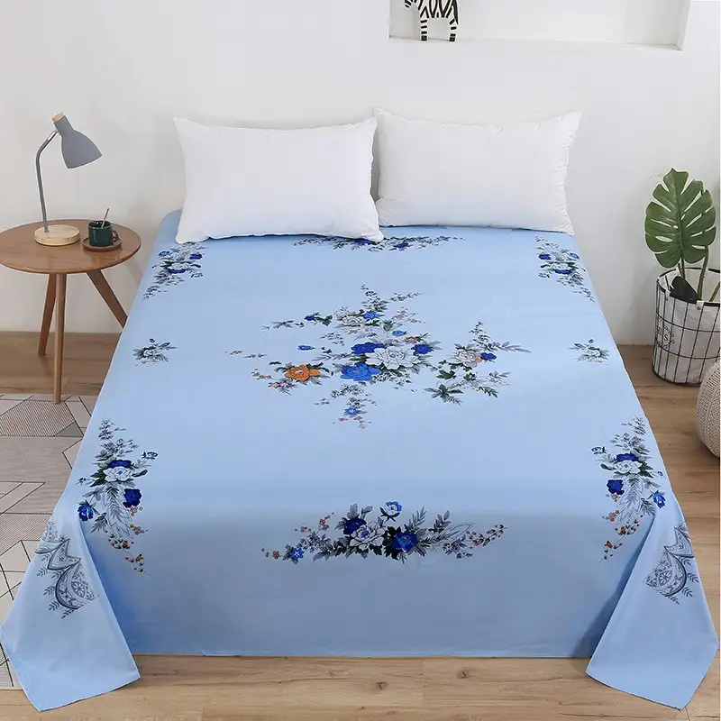 Shanghai Traditional Cotton Bed Sheetss, Thickened National Cotton Printed Thickened Coarse Cotton Pure Cotton Skin-Friendly Twill Quilt Cover