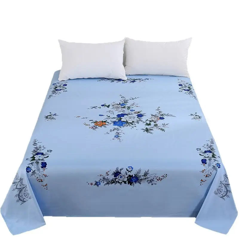 Shanghai Traditional Cotton Bed Sheetss, Thickened National Cotton Printed Thickened Coarse Cotton Pure Cotton Skin-Friendly Twill Quilt Cover