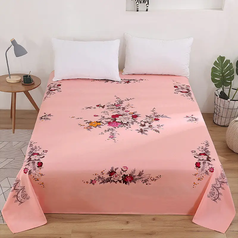 Shanghai Traditional Cotton Bed Sheetss, Thickened National Cotton Printed Thickened Coarse Cotton Pure Cotton Skin-Friendly Twill Quilt Cover