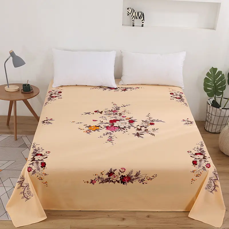 Shanghai Traditional Cotton Bed Sheetss, Thickened National Cotton Printed Thickened Coarse Cotton Pure Cotton Skin-Friendly Twill Quilt Cover