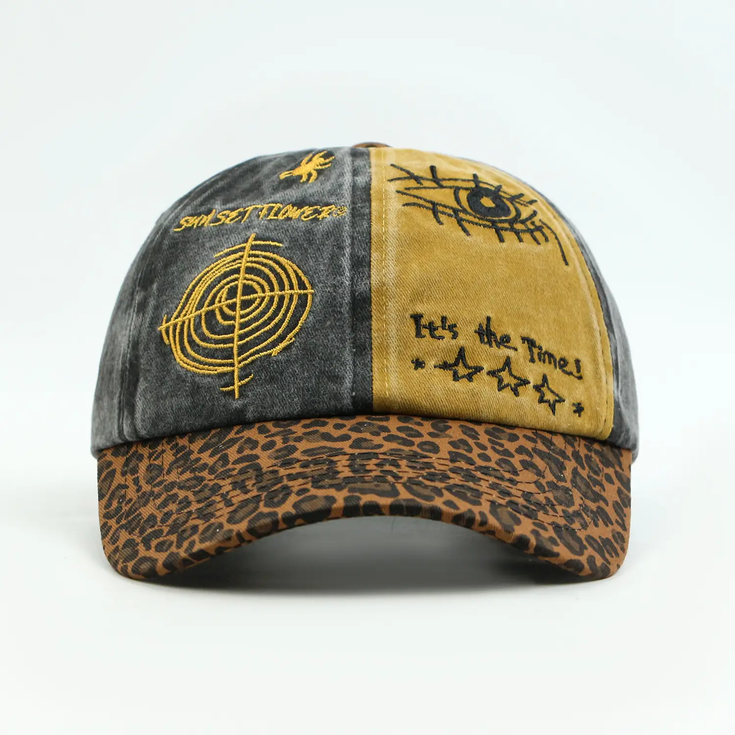 American Style Leopard Print Baseball Cap for Women - Image 3