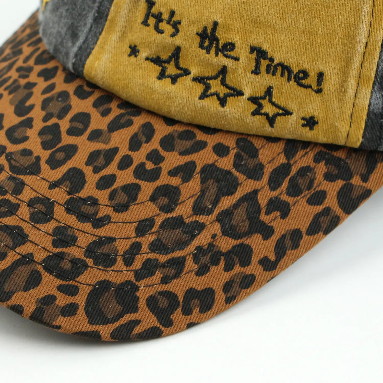 American Style Leopard Print Baseball Cap for Women — feature 6
