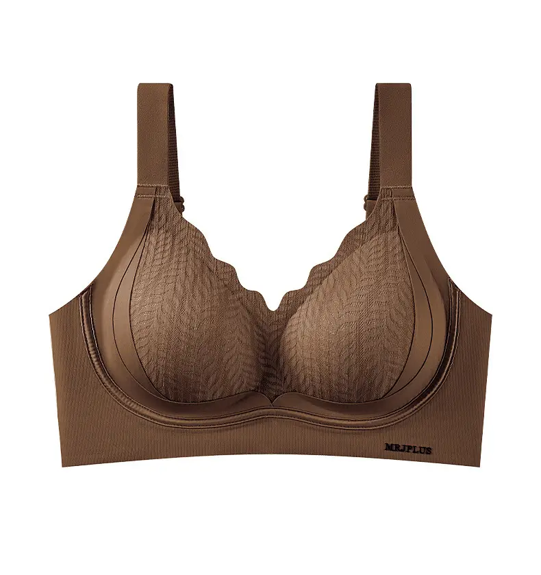 Liquid Foundation Lifting and Gathering Seamless Bra, Thin, Skin-Friendly, Soft and Comfortable, Floral Design, Wire-Free, Anti-Sagging Underwear — feature 23