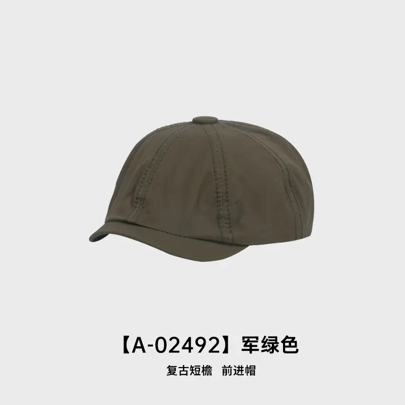 Black Retro Duckbill Cap for Women Spring Autumn - Image 4