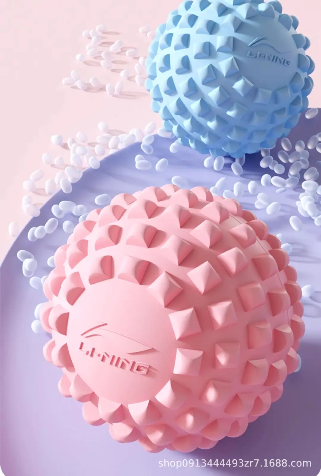 Li Ning Plantar Fascia Ball Massage Ball Muscle Relaxation Meridian Ball Sole Waist Back Fitness Yoga Shoulder and Neck Membrane Ball — feature 9