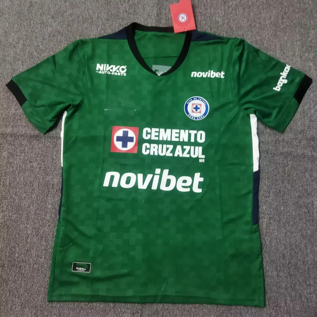 New 25~26 Mexican League Style Blue Cross Pachuca Atlas Football Jersey Fan Style