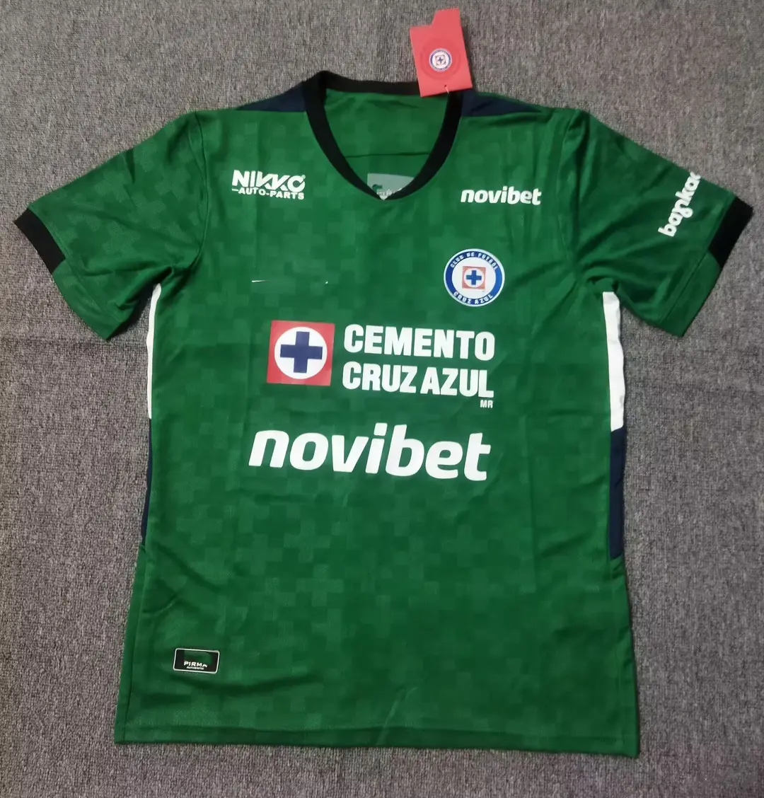 New 25~26 Mexican League Style Blue Cross Pachuca Atlas Football Jersey Fan Style