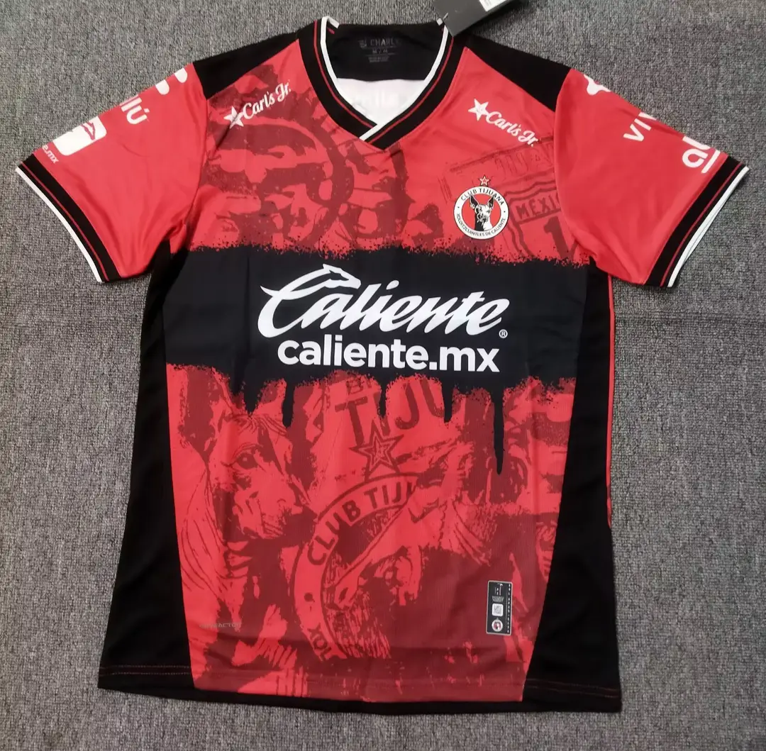 New 25~26 Mexican League Style Blue Cross Pachuca Atlas Football Jersey Fan Style