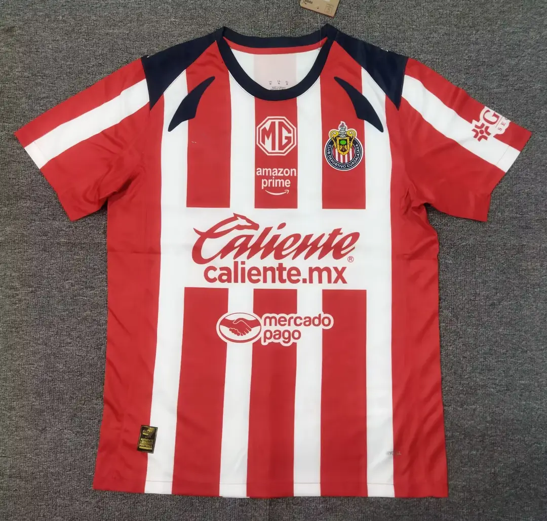 New 25~26 Mexican League Style Blue Cross Pachuca Atlas Football Jersey Fan Style