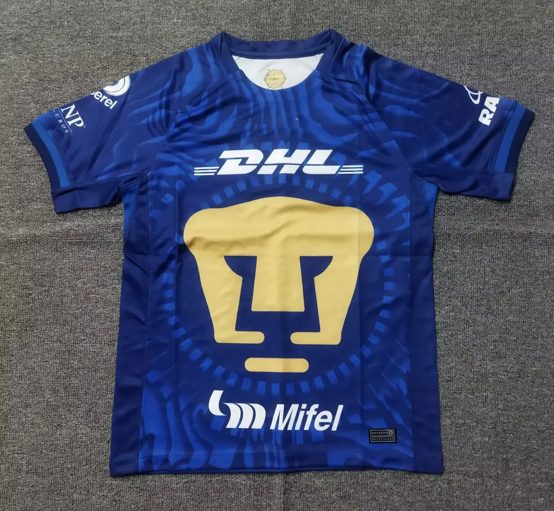 New 25~26 Mexican League Style Blue Cross Pachuca Atlas Football Jersey Fan Style