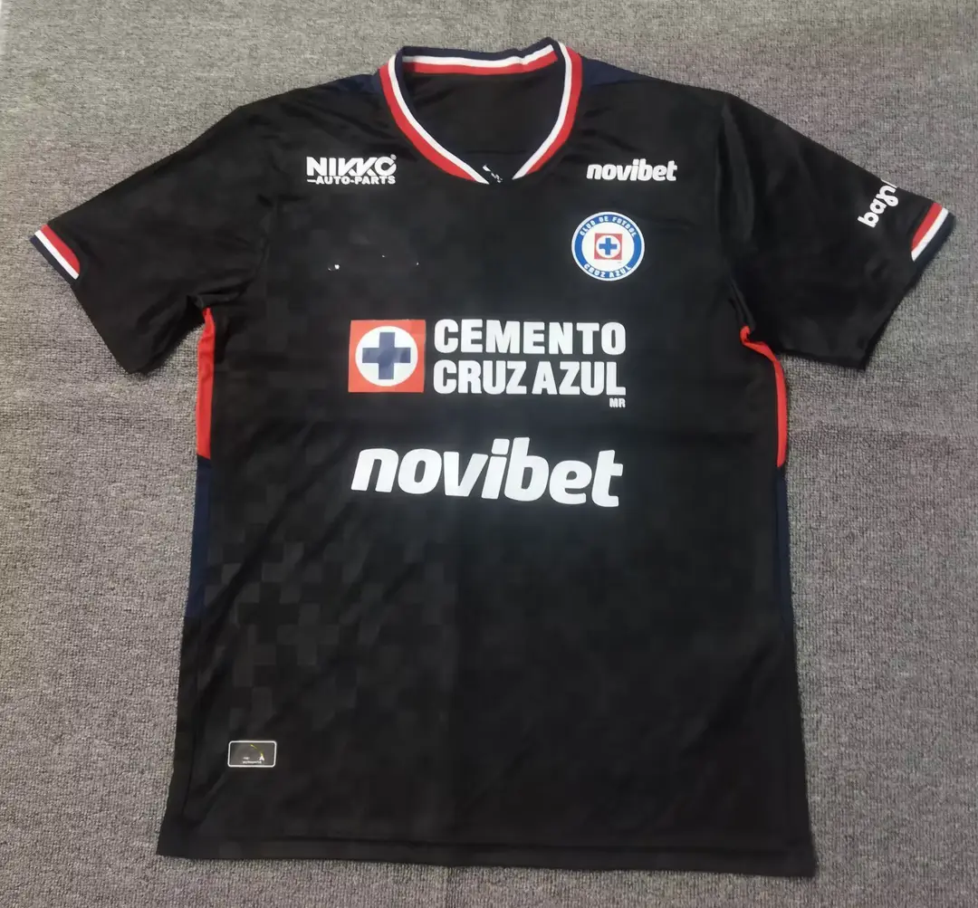 New 25~26 Mexican League Style Blue Cross Pachuca Atlas Football Jersey Fan Style