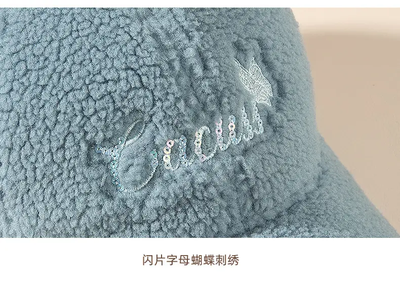 Women Faux Wool Winter Cap White Slim Fit — feature 15