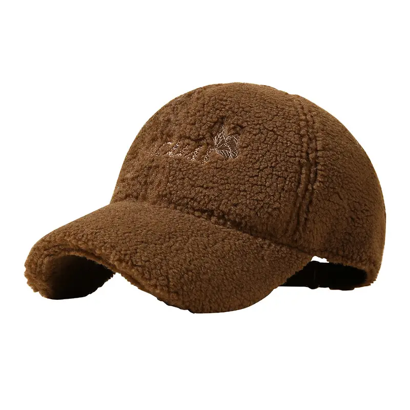 Women Faux Wool Winter Cap White Slim Fit - Image 3
