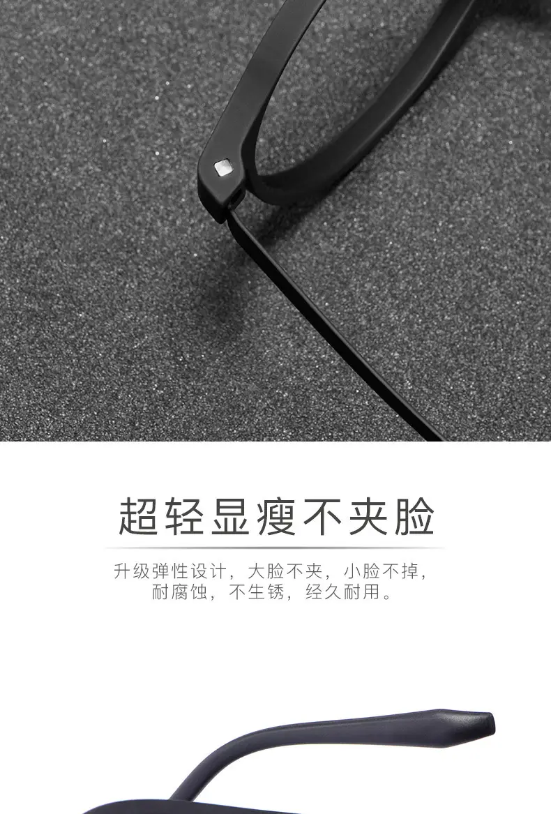 Ultra-Clear Anti-Blue Light Reading Glasses for Men and Women, Retro Tr90 Frame Reading Glasses, Cross-Border Popular Reading Glasses — feature 5