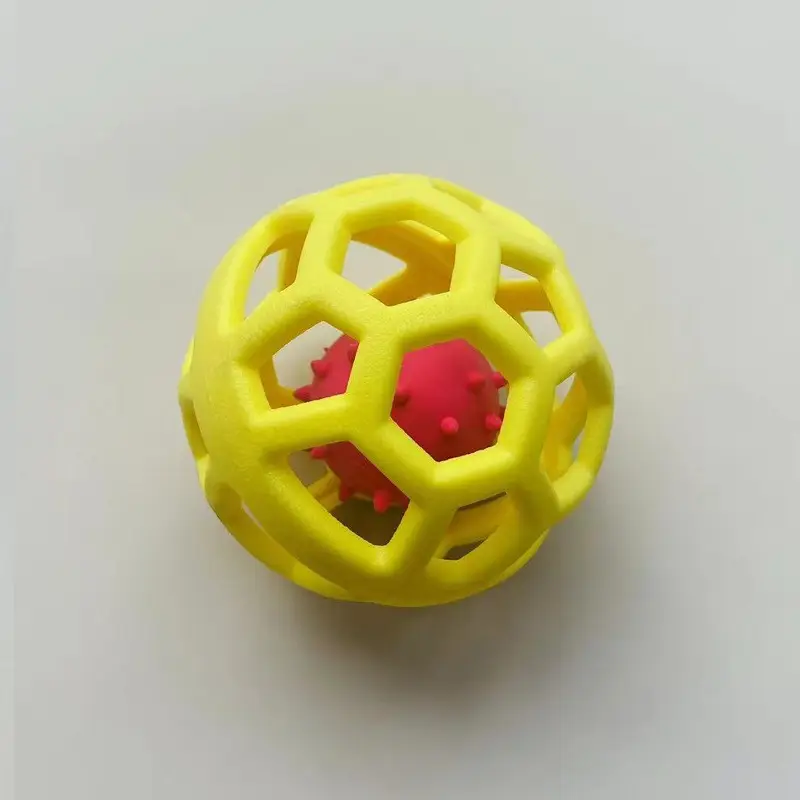 Dog Chew Toy, Cat Self-Entertainment Sound-Making Tpr Ball, Pet Dropshipping Source Manufacturer, Dog Squeaky Ball