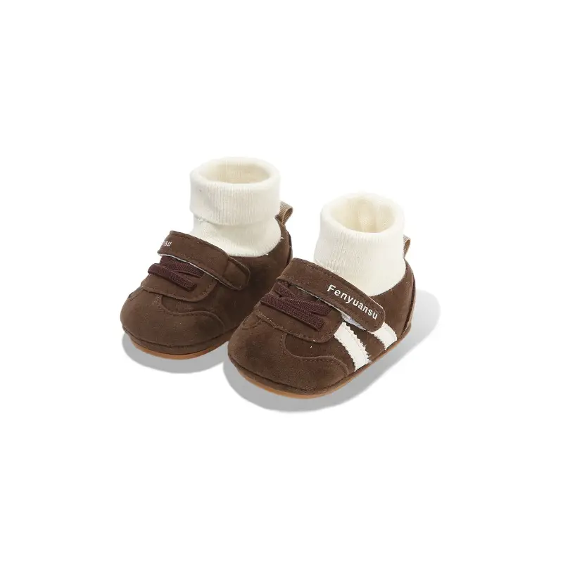 Winter Baby Cotton Shoes, Newborn Baby Shoes and Socks, Infant Autumn and Winter Newborn Shoes, Warm Fleece-Lined Soft-Soled Shoes - Image 8