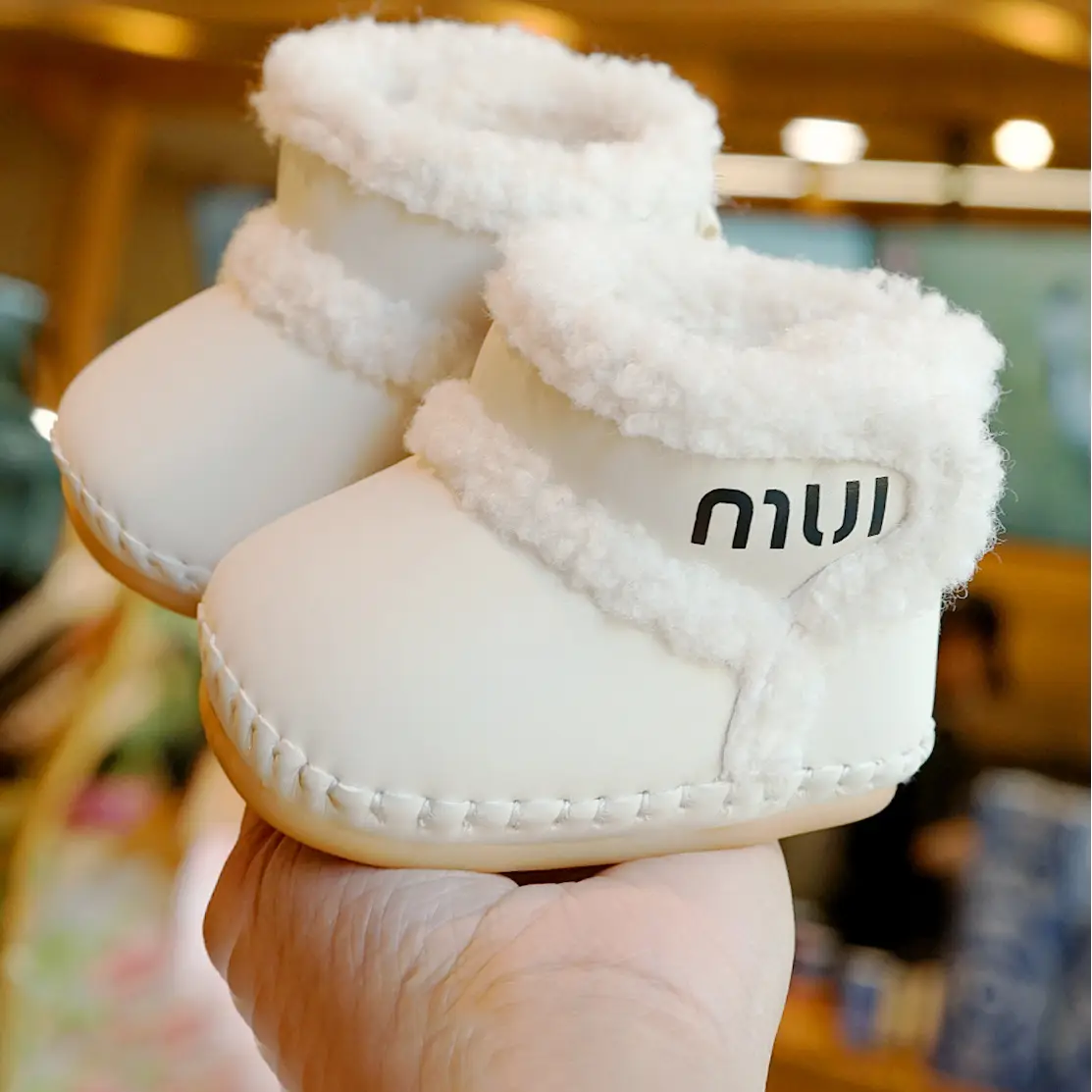 Baby Shoes Soft Velvet Winter 0-1Yr Non-Slip