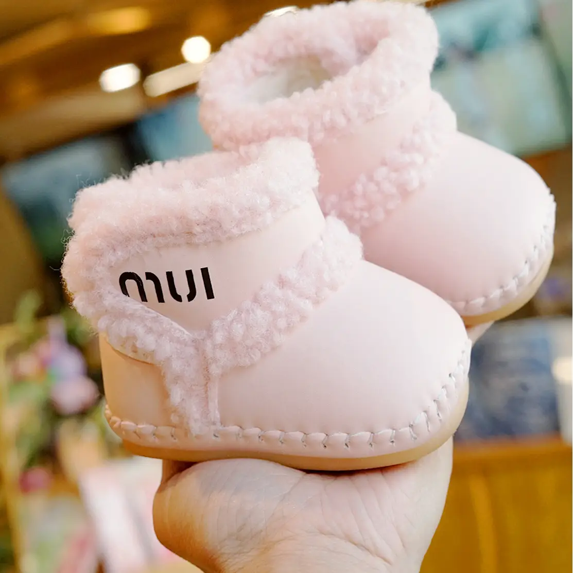 Baby Shoes Soft Velvet Winter 0-1Yr Non-Slip