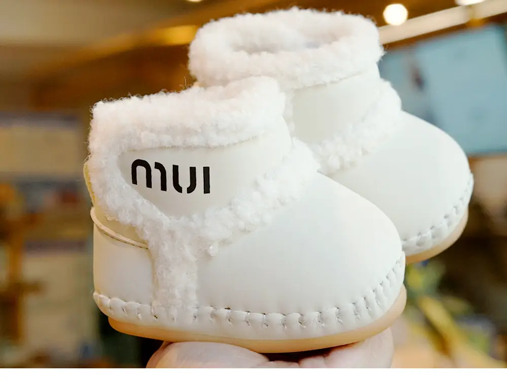 Baby Shoes Soft Velvet Winter 0-1Yr Non-Slip — feature 4