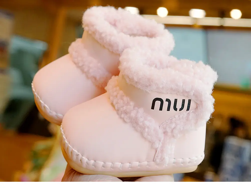 Baby Shoes Soft Velvet Winter 0-1Yr Non-Slip — feature 7
