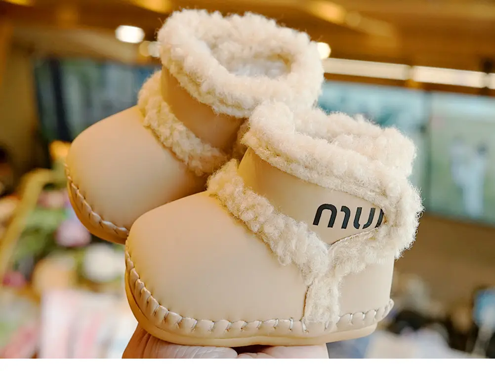 Baby Shoes Soft Velvet Winter 0-1Yr Non-Slip — feature 9