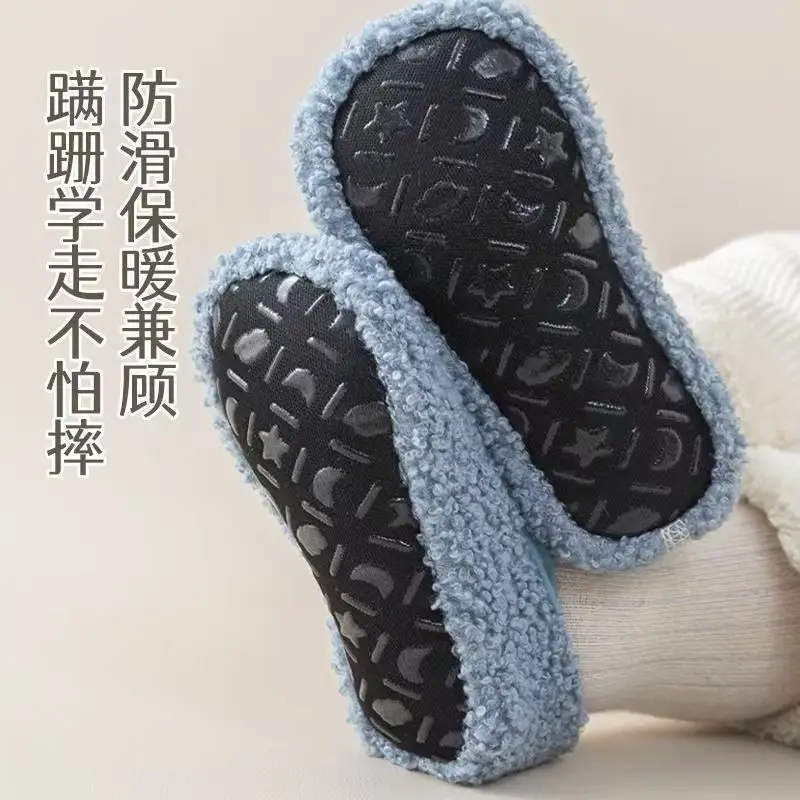 Fleece Lined Baby Warm Shoes Multi Color β feature 2