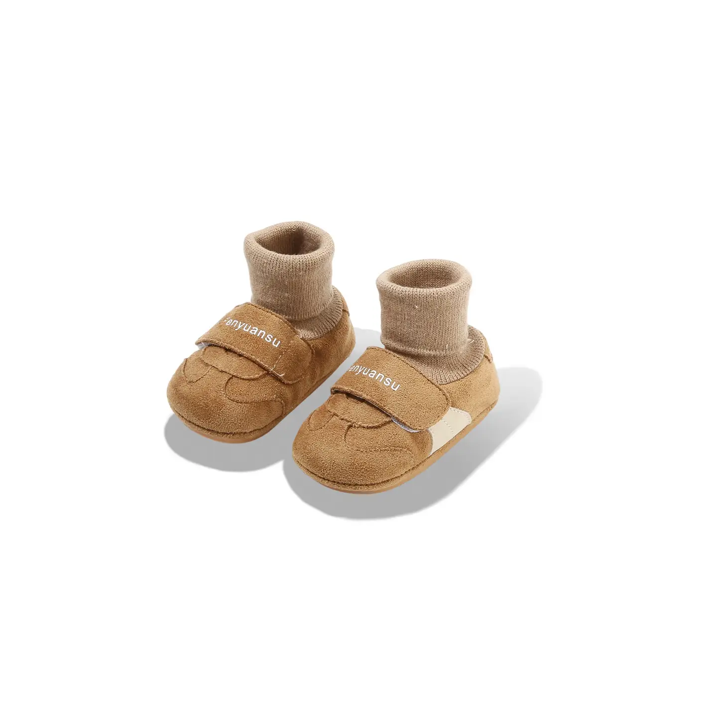 Newborn Fleece Lined Shoes White 0-18 Months