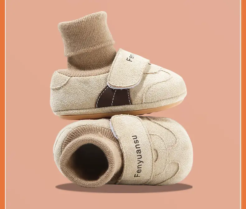 Newborn Fleece Lined Shoes White 0-18 Months — feature 26