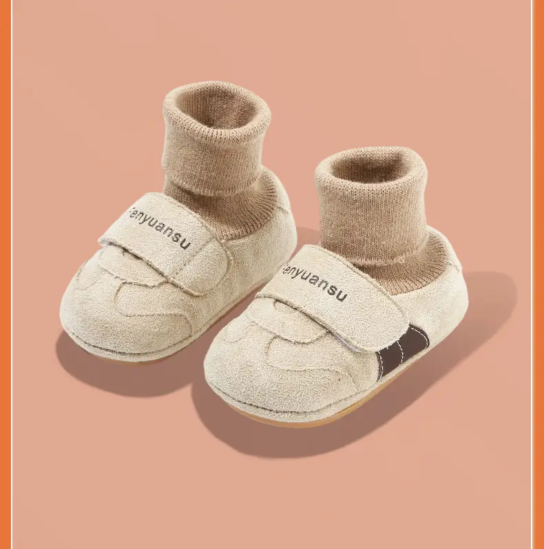Newborn Fleece Lined Shoes White 0-18 Months — feature 27