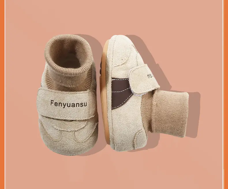 Newborn Fleece Lined Shoes White 0-18 Months — feature 28