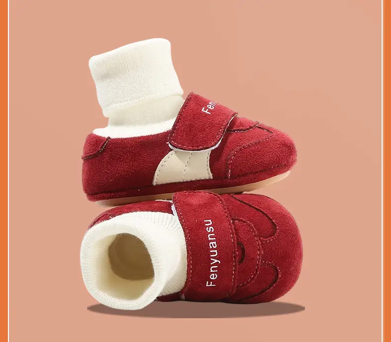 Newborn Fleece Lined Shoes White 0-18 Months — feature 29