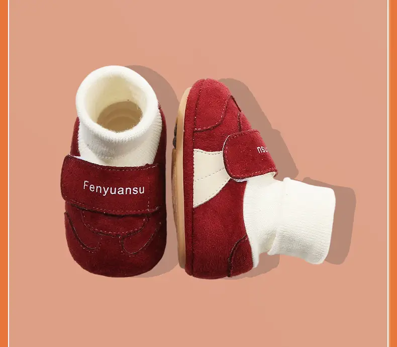 Newborn Fleece Lined Shoes White 0-18 Months — feature 31