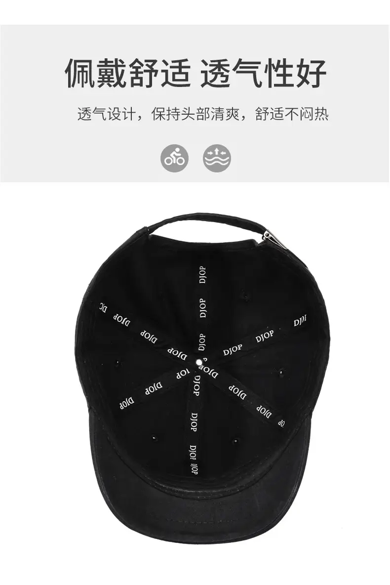 Spring Letter Embroidered Baseball Cap for Men Women — feature 5