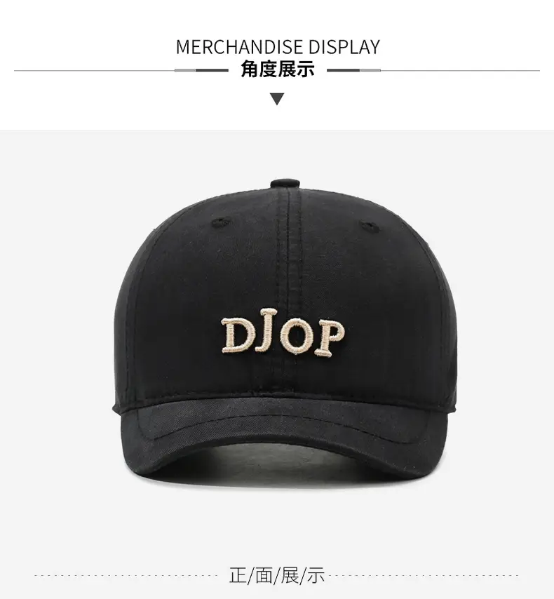 Spring Letter Embroidered Baseball Cap for Men Women — feature 8