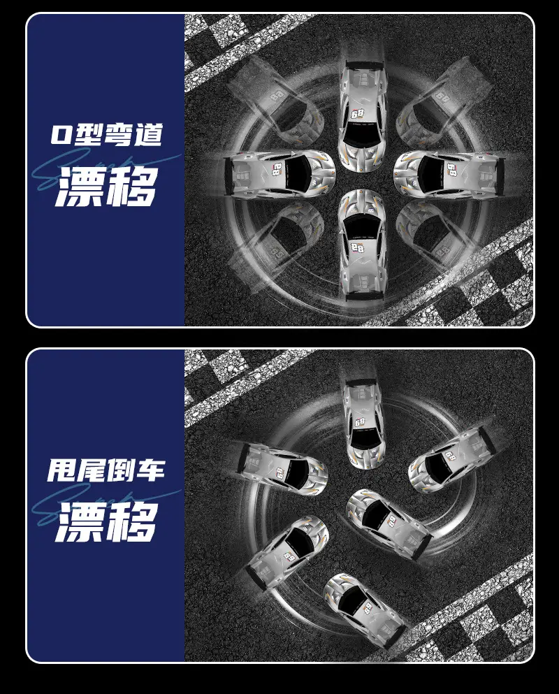English Version Rc Remote Control Driveway Hellcat Four-Wheel Drive Drift High-Speed Light Boys and Kidsren Toys Wholesale Cross-Border — feature 12