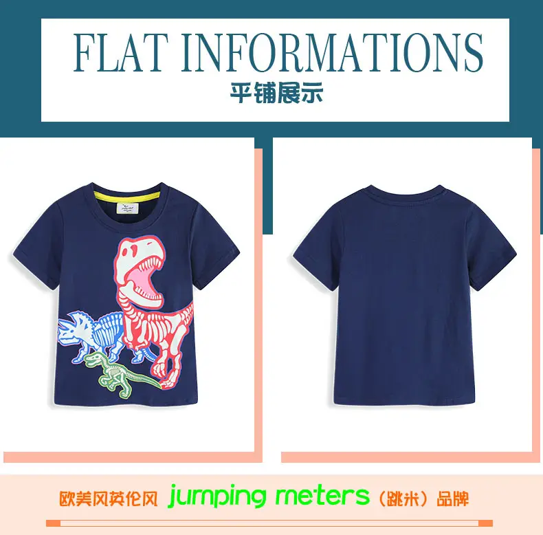 Kids Dinosaur Graphic T-Shirt Navy Blue 2026 — feature 5