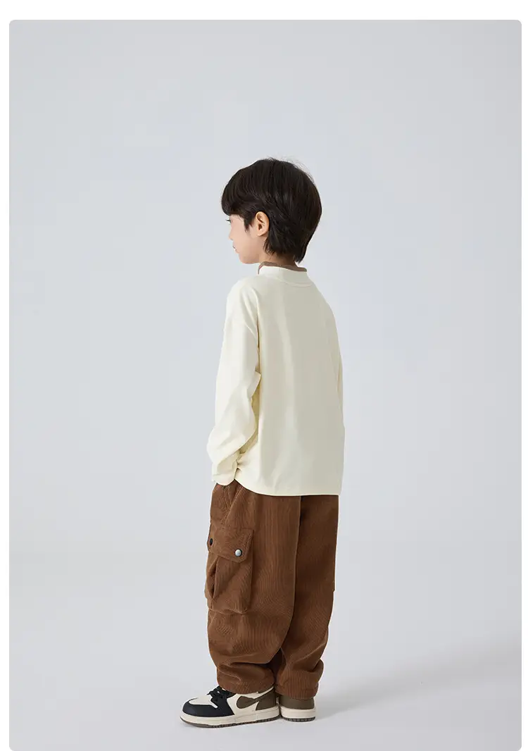 Haima Boys Winter T-Shirt Brown Cotton 2025 — feature 10