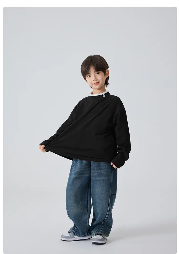 Haima Boys Winter T-Shirt Brown Cotton 2025 — feature 12