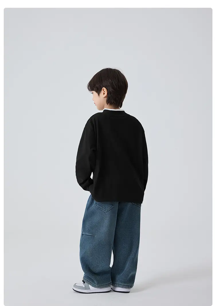 Haima Boys Winter T-Shirt Brown Cotton 2025 — feature 13