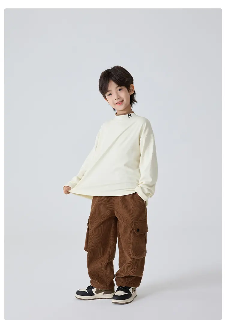 Haima Boys Winter T-Shirt Brown Cotton 2025 — feature 9