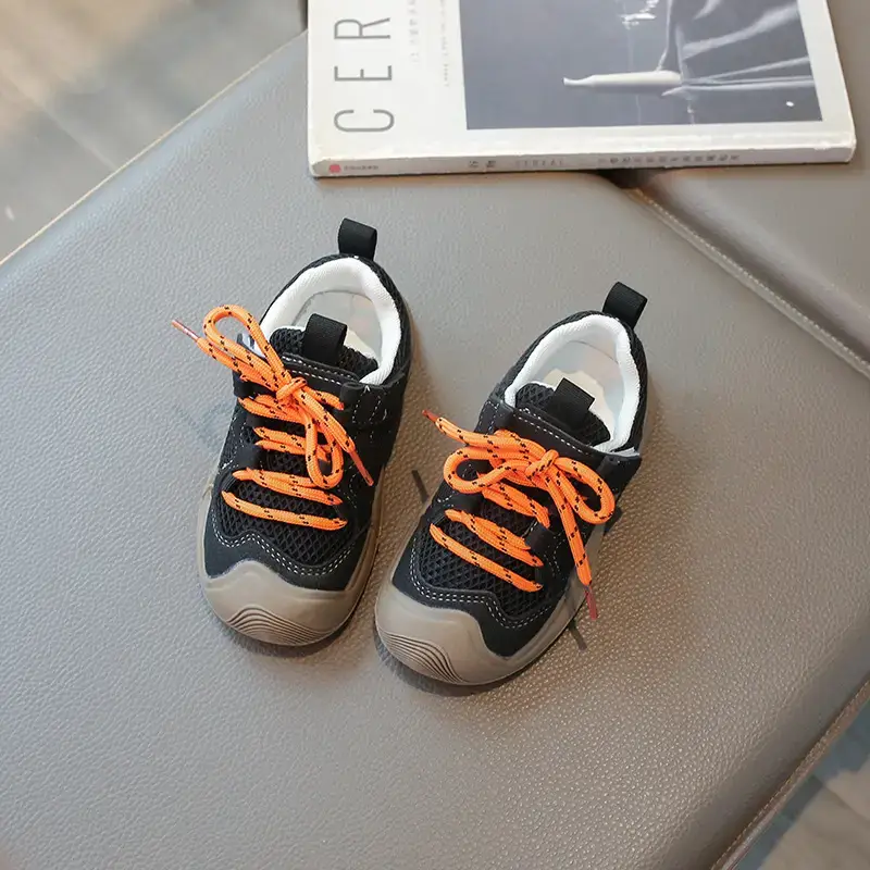 Children's Grey Anti-Kick Toddler Shoes 2025