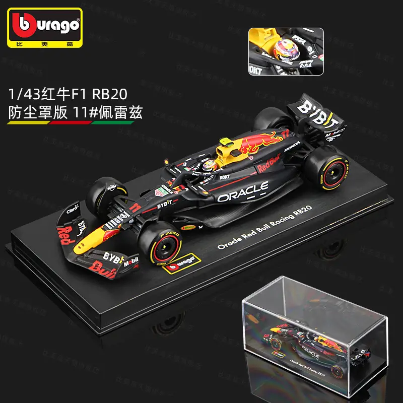 Bimei High 2025 New Product F1 Racing Model 1:43 Mclaren/Ferrari//Mercedes-Benz/Red Bull Formula Car