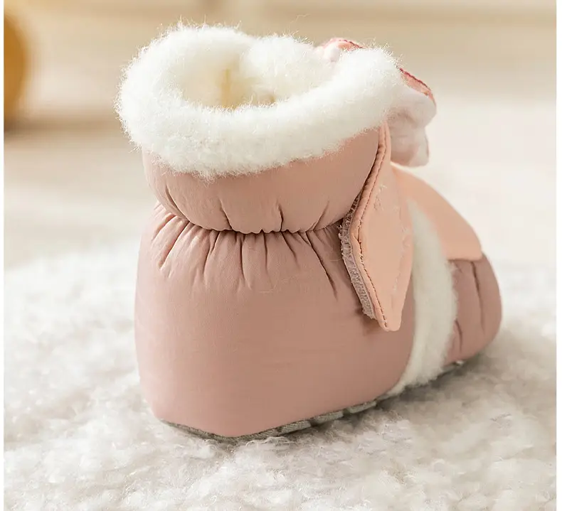 Jingqi Baby Winter Velvet Warm Shoes Female Toddler Non-Slip — feature 15