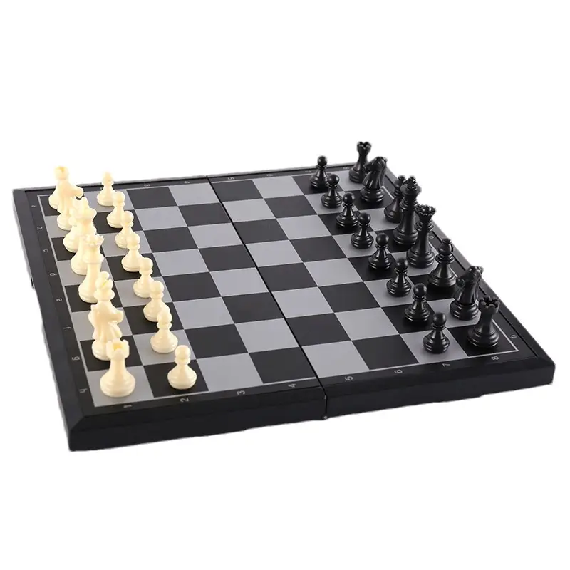 Cross-Border Magnetic Chess Set, Foldable and Convenient to Store, Magnetic Chessboard, Magnetic Attraction, Amazon Foreign Trade Wholesale