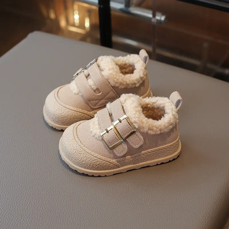Baby Fleece Lined Winter Boots for Girls Boys
