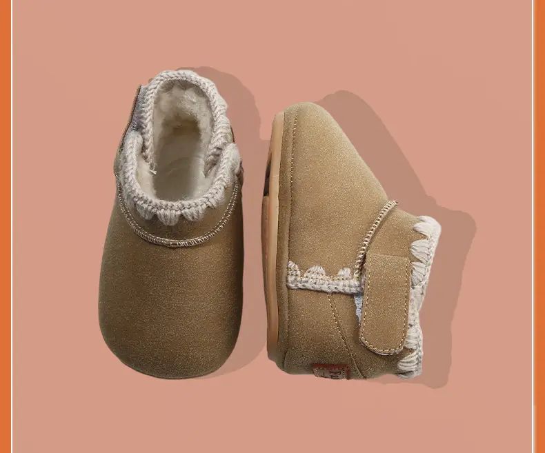 Baby Cotton Snow Boots 6-12M Soft Fleece Lined — feature 28