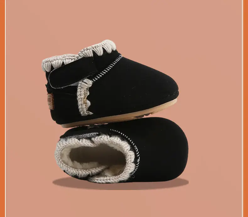 Baby Cotton Snow Boots 6-12M Soft Fleece Lined — feature 29